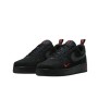 Nike Air Force - اسود مط دمج احمر
