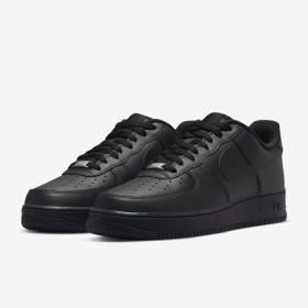 Nike Air Force - اسود ساده