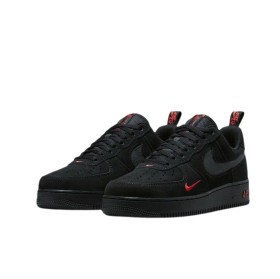 Nike Air Force - اسود مط دمج احمر